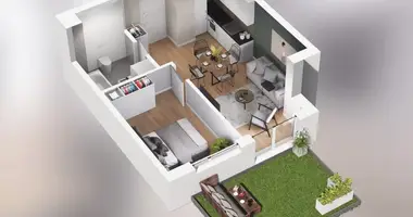 Apartamento 2 habitaciones en Poznan, Polonia