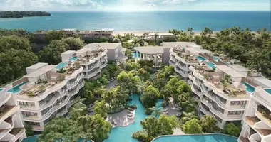 Penthouse 2 chambres avec Balcon, avec parkovka, avec onlayn-pokaz dans Phuket, Thaïlande