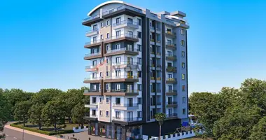 1 room apartment with balcony, with elevator, with air conditioning in Yaylali, Turkey