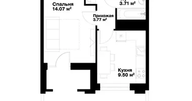 Квартира 1 комната в Ташкент, Узбекистан