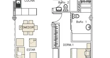 1 bedroom apartment in lAlfas del Pi, Spain