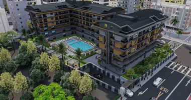 Penthouse 2 pokoi w Konyaalti, Turcja