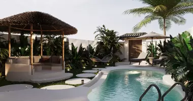 Вилла 3 комнаты  с террасой, с двором, с бассейном в Бали, Индонезия