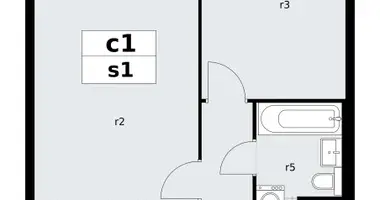 Apartamento 2 habitaciones en poselenie Sosenskoe, Rusia