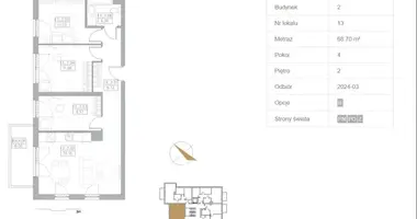 Apartamento 4 habitaciones en Reda, Polonia