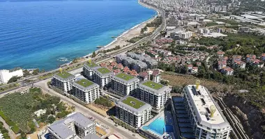 Apartamento 2 habitaciones con balcón, con airea acondicionado, con vista al mar en Mahmutlar, Turquía