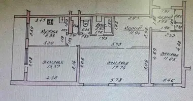 Wohnung 3 zimmer in Orscha, Weißrussland