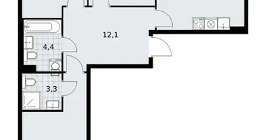 Appartement 3 chambres dans Troïtsk, Russie