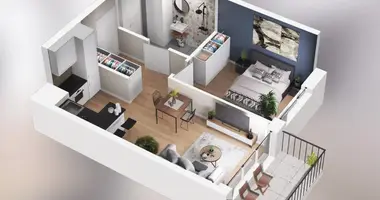 Apartamento 2 habitaciones en Poznan, Polonia