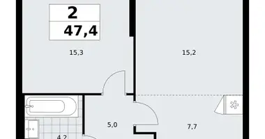 Appartement 2 chambres dans poselenie Sosenskoe, Fédération de Russie