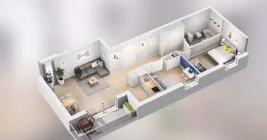 Apartamento 3 habitaciones en Poznan, Polonia