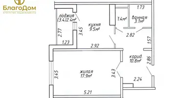 Apartamento 1 habitación en Minsk, Bielorrusia