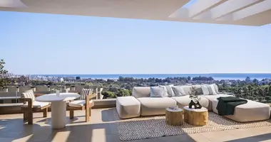 Penthouse 3 bedrooms with Air conditioner, with Sea view, with parking in Estepona, Spain