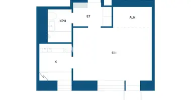 Квартира 1 комната в Helsinki sub-region, Финляндия