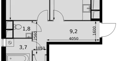 Appartement 2 chambres dans Razvilka, Fédération de Russie