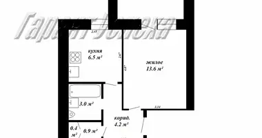 1 room apartment in Brest, Belarus