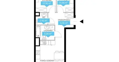 Apartamento 3 habitaciones en Poznan, Polonia