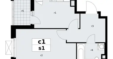 Apartamento 1 habitación en poselenie Sosenskoe, Rusia