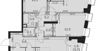 Appartement 4 chambres dans North-Western Administrative Okrug, Fédération de Russie