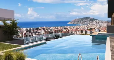 Вилла 6 комнат  с балконом, с видом на море, с видом на горы в Алания, Турция