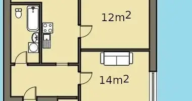 2 room apartment in Wroclaw, Poland