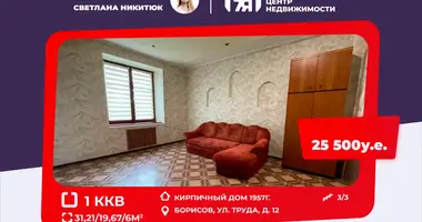 Apartamento 1 habitación en Borisov, Bielorrusia