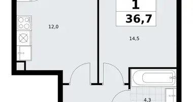 Appartement 1 chambre dans Postnikovo, Fédération de Russie