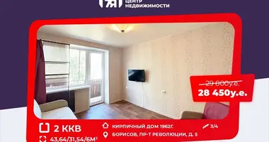 2 room apartment in Barysaw, Belarus