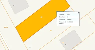 Plot of land in Warsaw, Poland