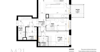 3 room apartment in Poznan, Poland