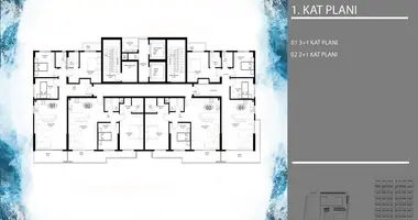 Wohnung 4 zimmer in Mezitli, Türkei