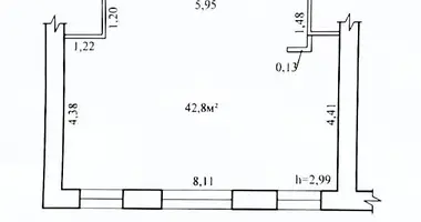 Gewerbefläche 43 m² in Mahiljou, Weißrussland