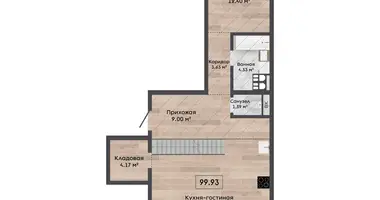 Wohnung 3 zimmer in Kalodziscanski sielski Saviet, Belarus