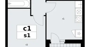 Appartement 1 chambre dans poselenie Sosenskoe, Fédération de Russie