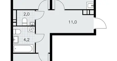 Apartamento 3 habitaciones en poselenie Sosenskoe, Rusia