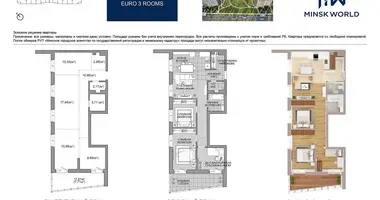 Apartamento 3 habitaciones en cyzevicki siel ski Saviet, Bielorrusia