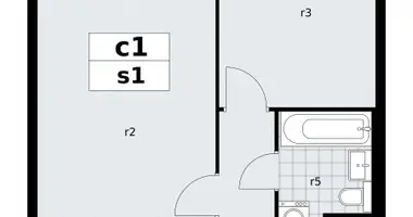 Apartamento 2 habitaciones en poselenie Sosenskoe, Rusia