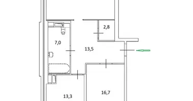Appartement 3 chambres dans Saint-Pétersbourg, Russie