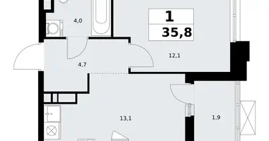 Квартира 1 комната в поселение Сосенское, Россия