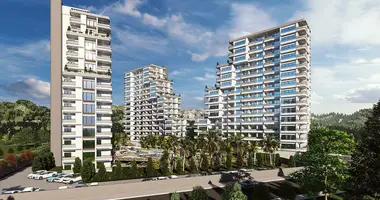 Apartamento 1 habitacion con balcón, con airea acondicionado, con vista al mar en Mezitli, Turquía