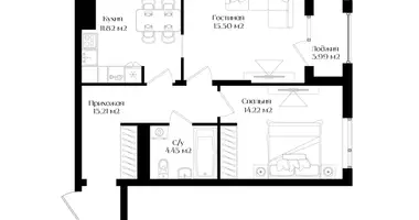 Квартира 2 комнаты в Ташкент, Узбекистан