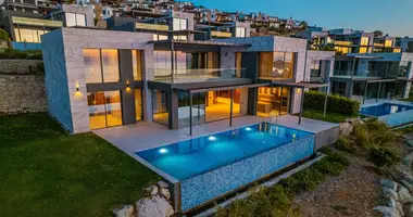 Villa 4 chambres avec parkovka parking, avec Vue sur la mer, avec Piscine dans Yalikavak, Turquie