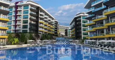 Wohnung 1 Schlafzimmer mit Parkplatz, mit Schwimmbad, mit Sicherheitsüberwachungssystem in Mahmutlar, Türkei