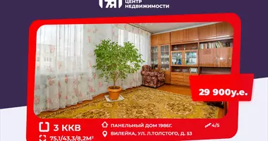 Mieszkanie 3 pokoi w Wilejka, Białoruś