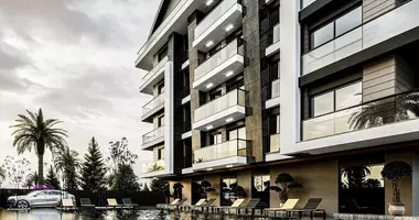 Penthouse 5 Zimmer mit Balkon, mit Klimaanlage, mit Bergblick in Konyaalti, Türkei