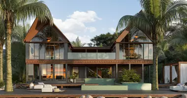 Villa 2 chambres avec Meublesd, avec Climatiseur, avec Vue sur la mer dans Nyamuk, Indonésie