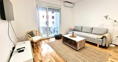 1 bedroom apartment with Furnitured, with Air conditioner, with public parking in Becici, Montenegro