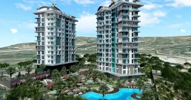 Penthouse 1 chambre avec Piscine, avec Gym, avec Aire de jeux pour enfants dans Mahmutlar, Turquie