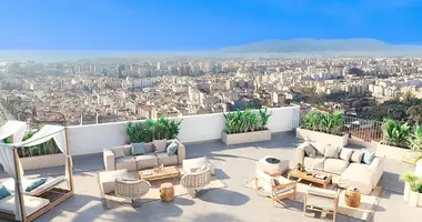 Penthouse 4 pokoi z Balkon, z Klimatyzator, z Widok na morze w Malaga, Hiszpania