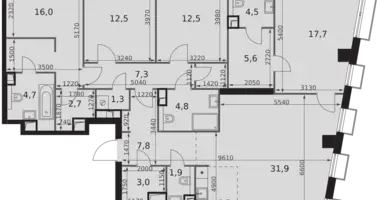 Appartement 5 chambres dans Moscou, Russie